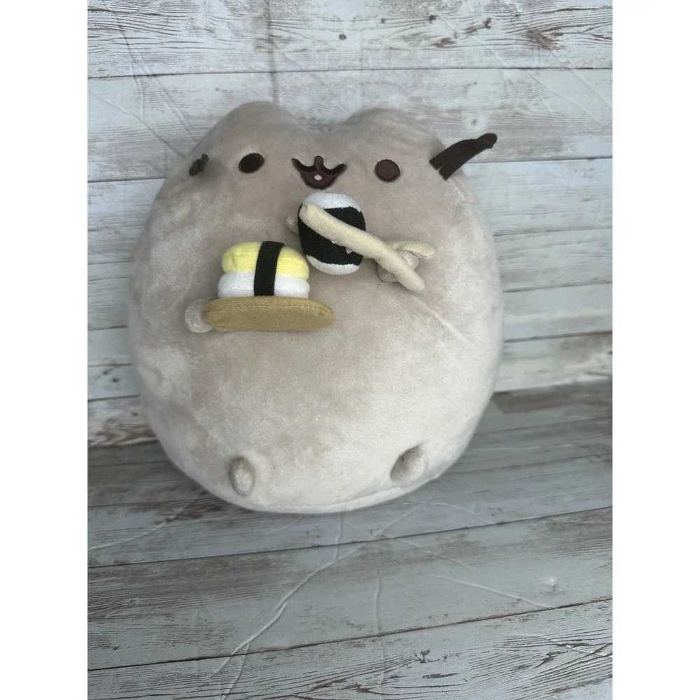 GUND Pusheen Plush Snackables Sushi Chopsticks Stuffed Animal Cat, 9.5